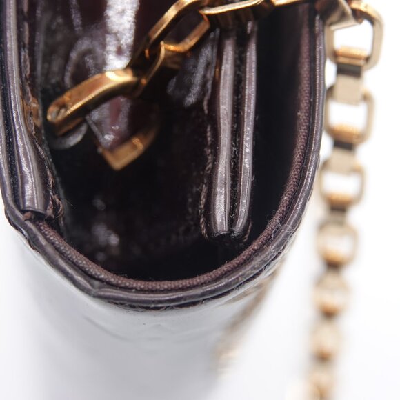 Louis Vuitton Vernis Ana Clutch Amarante - Picture 10 of 12